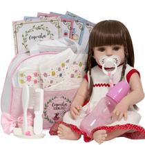 Bebe Tipo Reborn Laura 20 Itens Bolsa Maternidade Bebe Tipo Reborn Laura 20 Itens Bolsa Maternidade