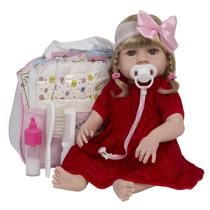 Bebê Tipo Reborn Menina Princesa Bolsa Maternidade 20 Itens Bebê Tipo Reborn Menina Princesa Bolsa Maternidade 20 Itens