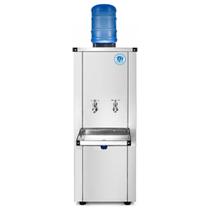 Bebedouro 55 Litros Aguagel Inox 2 Torneiras Geladas com Suporte para Galão 127V Bebedouro 55 Litros Aguagel Inox 2 Torneiras Geladas com Suporte para Galão 127V