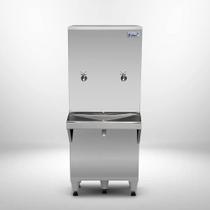 Bebedouro agua industrial inox 50litros c/2 torneiras 220v - frisbel Bebedouro agua industrial inox 50litros c/2 torneiras 220v - frisbel