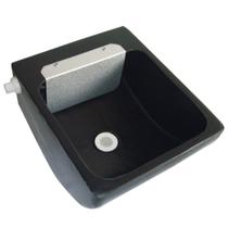 Bebedouro Automático 5 Litros Preto com boia Cocho de Água Abecel