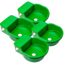Bebedouro Automático Cocho Alto C/boia Ralo Grande Porte 7Lt 4Un