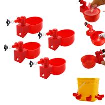 Bebedouro Automático Copinho Frangos por Gravidade 4un