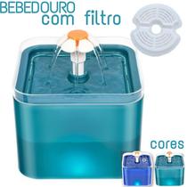 Bebedouro Automático Fonte Com Filtro 2 Litros Cães Gatos