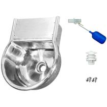 Bebedouro Automático Para Animal Cavalo Cães Gado Alumínio Fundido 7 L Com Boia