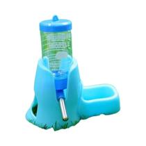 Bebedouro Automático Para Hamster Com Comedouro Para Porquinho-da-Índia, Rato E Pequenos Animais