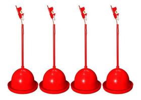 Bebedouro Automático Pendular Para Aves ( 4 Unidades )