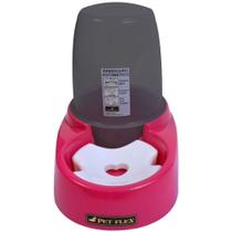 Bebedouro Automático Rosa 1800ml Pet Flex Pet Pelo Longo