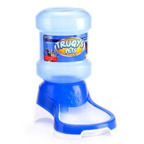 Bebedouro Automático Truqys Pets Azul com Galão - 2 Litros