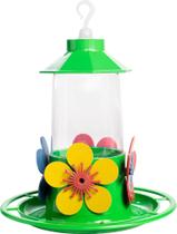 Bebedouro Beija Flor Luxo C/chapeu E Poleiro 250ml - Jel Plast