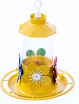 Bebedouro Beija-Flor Luxo c/ Poleiro 250ML Amarelo