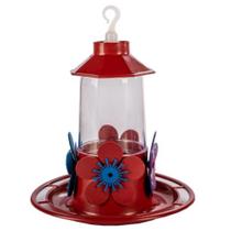 Bebedouro Beija Flor Luxo Chapeu C Poleiro 250ml Resistente