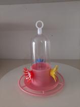 Bebedouro Beija Flor Mini com Bandeja (cores sortidas)