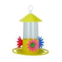 Bebedouro Beija-flor poleiro e chapeu - 200mL - Amarelo Bebedouro Beija-flor poleiro e chapeu - 200mL - Amarelo