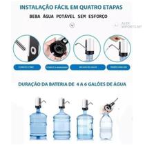 Bebedouro Bomba Elétrica Garrafão Agua 5 10 20l Recarregvel Bebedouro Bomba Elétrica Garrafão Agua 5 10 20l Recarregvel