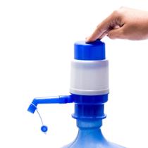 Bebedouro Bomba Garrafão de Galão de Água Manual Azul