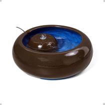 Bebedouro Cachorro Em Cerâmica Bivolt 3,25L RR4Pets Marrom