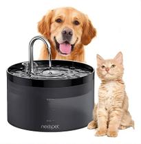 Bebedouro Cães e Gatos Fonte De Água Com Filtro USB Pet Preto 5V 2L Bivolt - NewPet