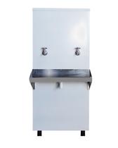 Bebedouro Coluna Inox 50L 127V Duas Torneiras Gelada com Filtro Grátis