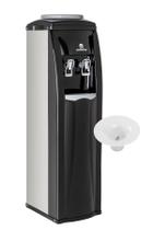 Bebedouro Coluna Refrigerado Preto com Furador Karina