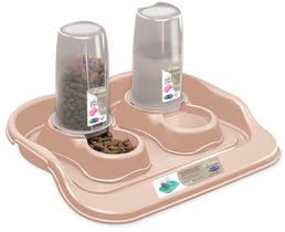 Bebedouro+Comedouro 650Ml ComBandeja-Roxo - Pp350