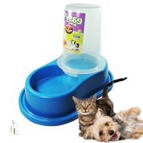 Bebedouro Comedouro Pet Automático Dupla Função Ração Água Para Cães Cão Gatos Cachorro Filhote Antiformiga - Furacao Pet