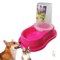 Bebedouro Comedouro Pet Automático Dupla Função Ração Água Para Cães Cão Gatos Cachorro Filhote Antiformiga - Furacao Pet