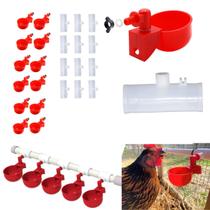 Bebedouro Copo 65ml +Tee Conector 25mm - 12un