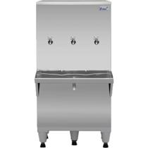 Bebedouro De Água 100L 3 Torneiras Inox Frisbel