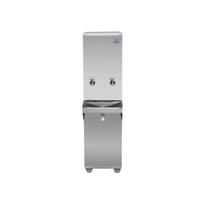 Bebedouro de Coluna Industrial 2 Torneiras 25 Litros Frisbel RAO Inox 220V