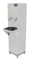 Bebedouro De Coluna Inox 25 Litros 2 Torneiras Knox 220V