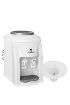 Bebedouro de Mesa Furador Galão Compressor Preto Inox Karina