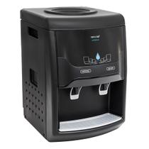 Bebedouro de Mesa Newup Evidence Preto 127V com Refrigeração de Alta Performance Bebedouro de Mesa Newup Evidence Preto 127V com Refrigeração de Alta Performance