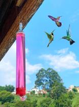 Bebedouro de vidro fino luxo para beija flor e pássaros ar livre - Dal acessórios de vidro