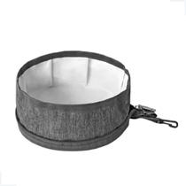 Bebedouro Dobrável Portátil 650ml Cinza Pet Cães Gatos Perigot Bebedouro Dobrável Portátil 650ml Cinza Pet Cães Gatos Perigot
