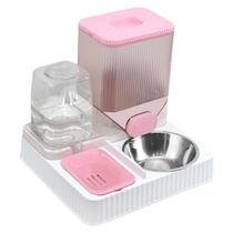 Bebedouro e Comedouro com Tigela Inox - Bebedouro e Comedouro com Tigela Inox -