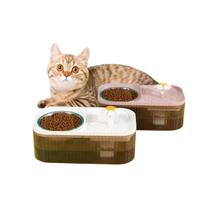 Bebedouro E Comedouro Pet Automático 2 Em 1 Fonte Água 3l