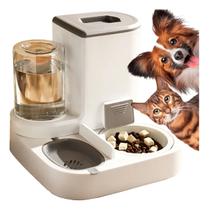 Bebedouro E Comedouro Pet Automatico Dispenser Ração Agua Bebedouro E Comedouro Pet Automatico Dispenser Ração Agua