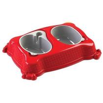 Bebedouro e Comedouro Pratic Pequeno - Plast Pet