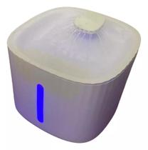 Bebedouro e fonte de agua automatico para pet - branco