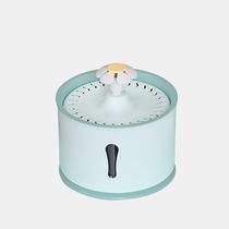 Bebedouro Fonte Água Pet Elétrico Gato Cachorro Dispenser Filtro Silencioso LED 2,4L -PS0803