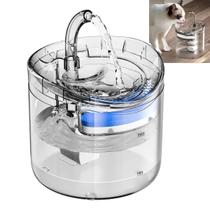 Bebedouro Fonte de Agua Gato Cao Pet Cachorro 2 Litros Animal de Estimaçao Filtro USB Automatico Silencioso Reservatorio Nivel de Agua