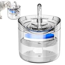 Bebedouro Fonte de Agua Gato Cao Pet Cachorro Animal de Estimaçao USB Reservatorio 2 Litros Nivel de Agua Automatico Silencioso