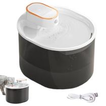 Bebedouro Fonte de Agua Gato Pet Cachorro Cao Animal de Estimaçao Sensor Presença Movimento Reservatorio 3 Litros Bateria Recarregavel USB Automatico Bebedouro Fonte de Agua Gato Pet Cachorro Cao Animal de Estimaçao Sensor Presença Movimento Reservatorio 3 Litros Bateria Recarregavel USB Automatico