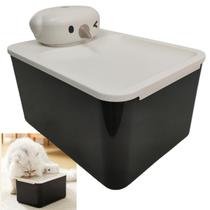 Bebedouro Fonte de Agua Gato Pet Cao Felino Cachorro Luz UV 2 Modos Sensor Presença Bateria Recarregavel USB Automatico Silencioso Animal de Estimaçao