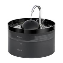 Bebedouro Fonte De Água Pet Com Torneira Preto Automático Cães E Gatos