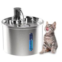 Bebedouro Fonte Gato e Cachorro Pet Aço Inoxidável 304 Fonte De Água 3.2L Tigela Inox Com Opção De Sensor