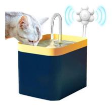 Bebedouro Fonte Gatos Água Sensor Presença Pet Azul Automati