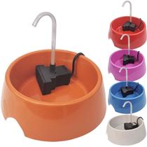 Bebedouro Fonte Gatos Cachorros Cães 1 Litro Filtro Carvão Ativado Little Mec Pet Bivolt Laranja