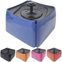 Bebedouro Fonte Gatos Cachorros Cães 1,8L Filtro Carvão Ativado Cat Dog Mec Pet Bivolt Azul